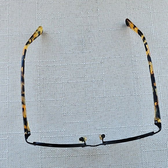 Coach Women Eyeglasses Half Rim Frame Satin Black/Honey Mosaic 50[]18 135 Glasse main image 5